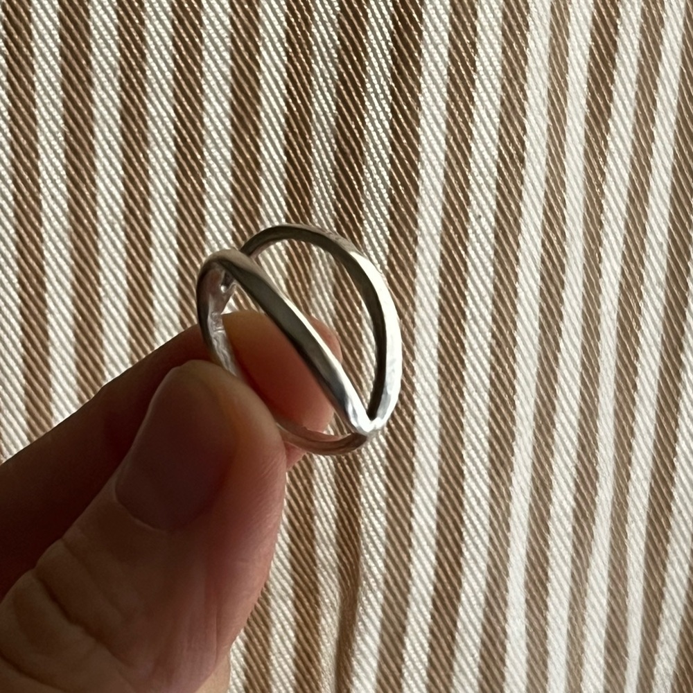 Handmade silver ring (925) - Picture 2 of 4
